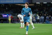 Post Manchester United glow - NAPLES, ITALY - APRIL 14: Scott McTominay of Napoli celebrates after scoring his side third goal during the Serie A match between Napoli and Empoli at Stadio Diego Armando Maradona on April 14, 2025 in Naples, Italy.
