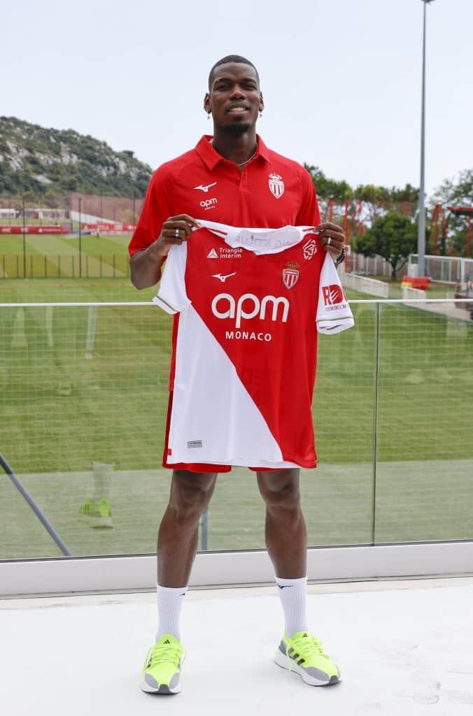 La Turbie, France - July 03, 2025: AS Monaco 2025/2026 Season Press Conference with French midfielder Paul Pogba. Mandoga Media Germany