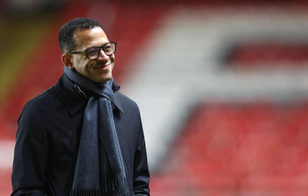 LONDON, ENGLAND - JANUARY 10: Chelsea manager Liam Rosenior during the Emirates FA Cup Third Round match between Charlton Athletic and Chelsea on January 10, 2026 in London, England.