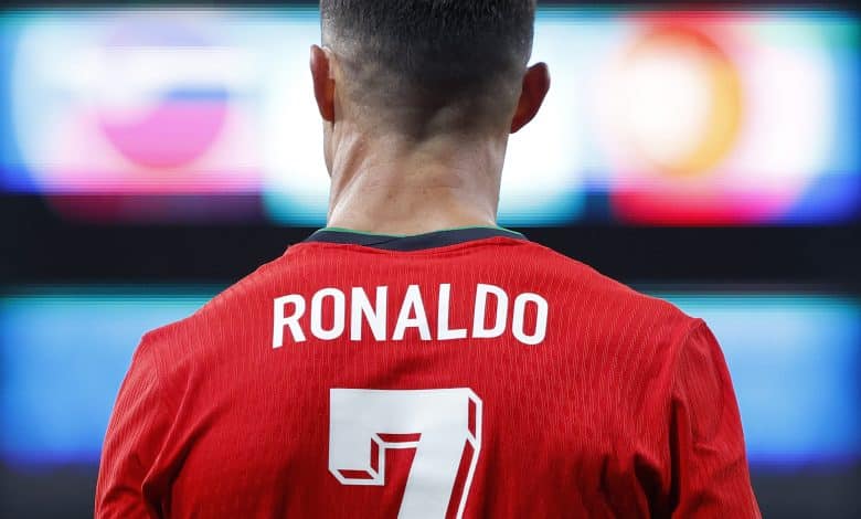 LJUBLJANA, SLOVENIA - MARCH 26: Cristiano Ronaldo of Portugal during the International Friendly match between Slovenia v Portugal at the Stadium Stozice on March 26, 2024 in Ljubljana Slovenia