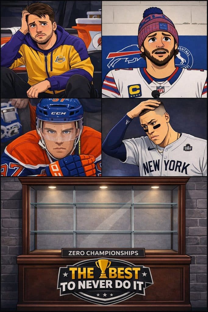 The Best to Never Do It - No Championships for Josh Allen, Aaron Judge, Connor McDavid, and Luka Doncic