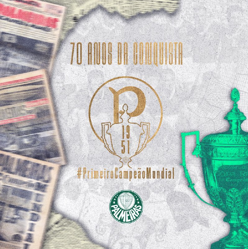 Palmeiras comemora 70 anos da conquista da Copa Rio de 1951, palmeiras