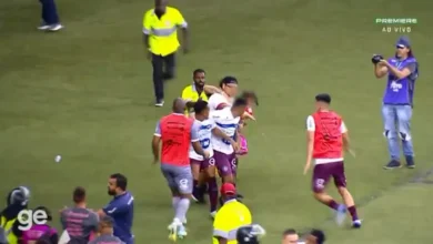 Atacante do Caxias fratura o nariz em briga generalizada com o Internacional - 365Scores - Notícias de futebol