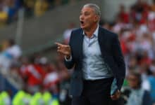 Tite em jogo pelo Flamengo no Maracanã