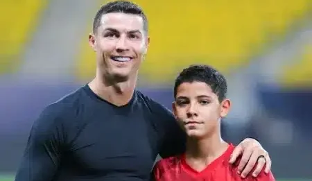 CR7 e seu filho, Cristiano Ronaldo Jr.