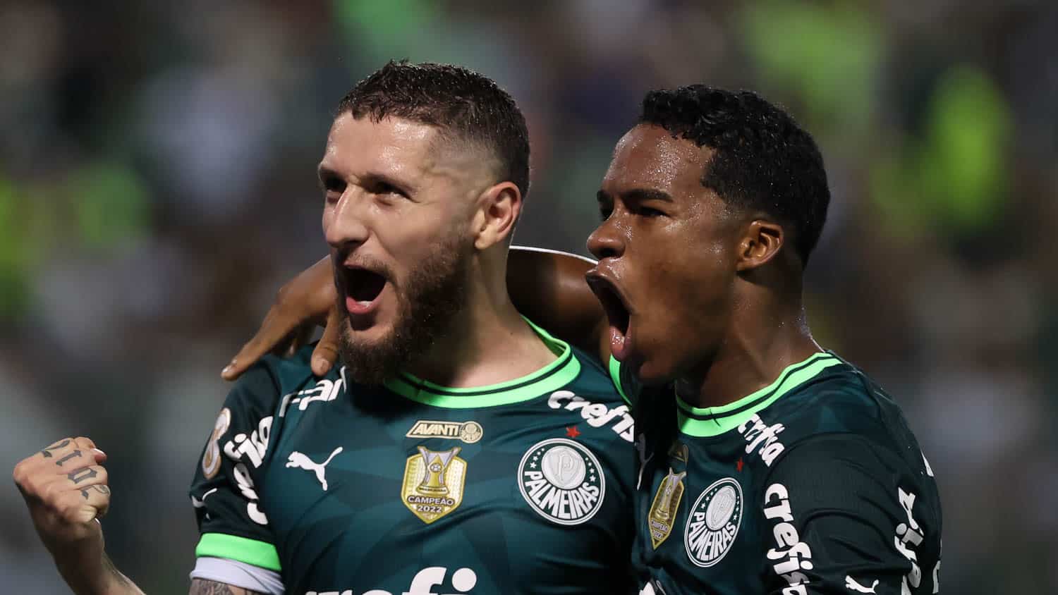 Zé Rafael, Endrick. Palmeiras