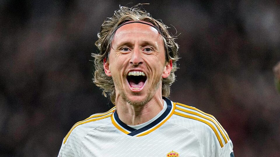 Modric em ação pelo Real Madrid