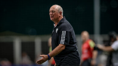 Felipão treinando Atlético-MG