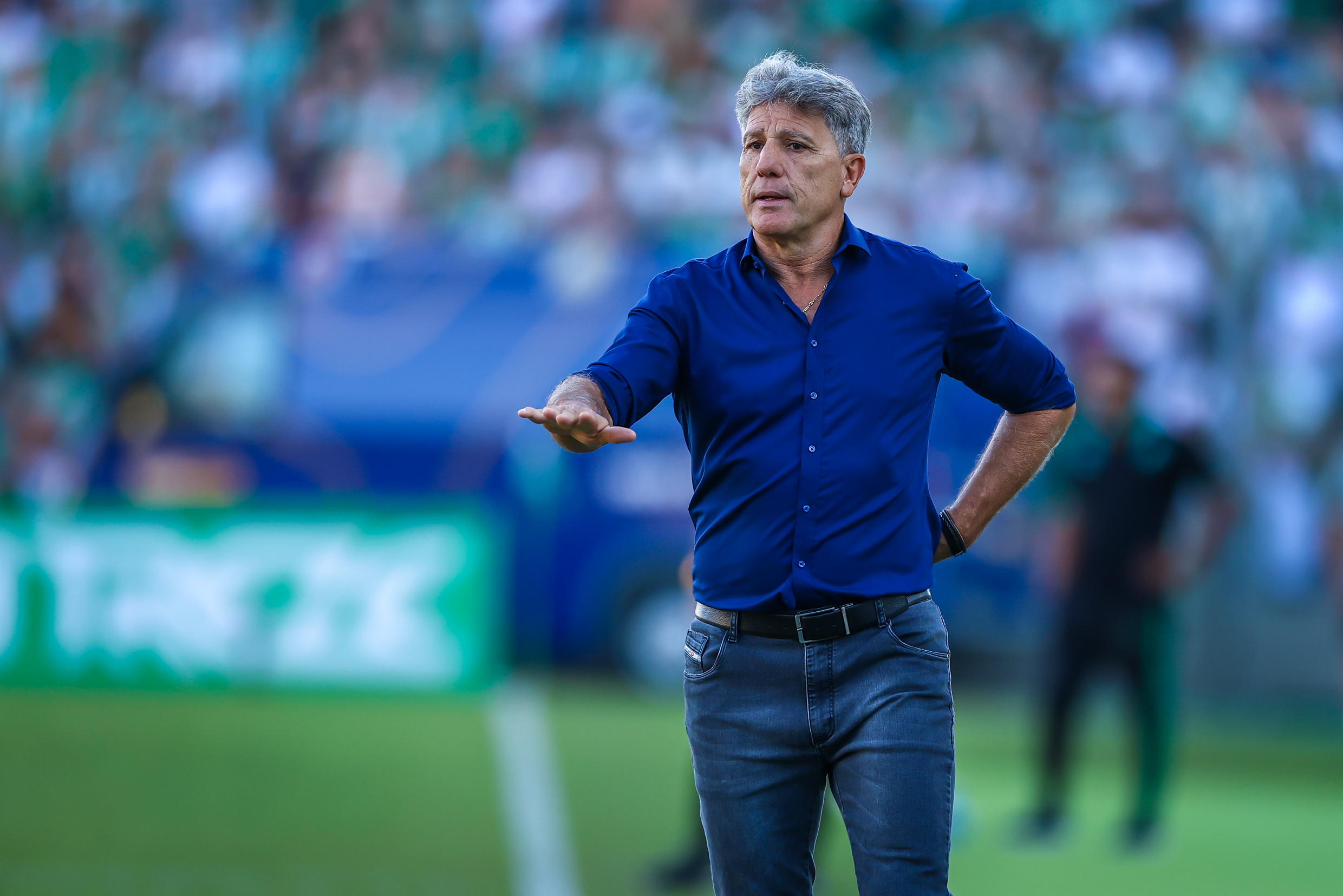 Renato Gaúcho em jogo do Grêmio