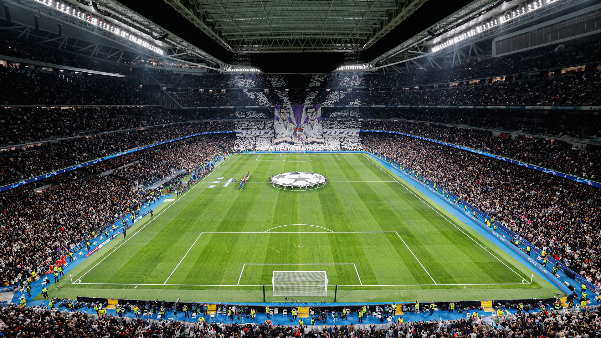 Bernabeu em jogo do Real Madrid
