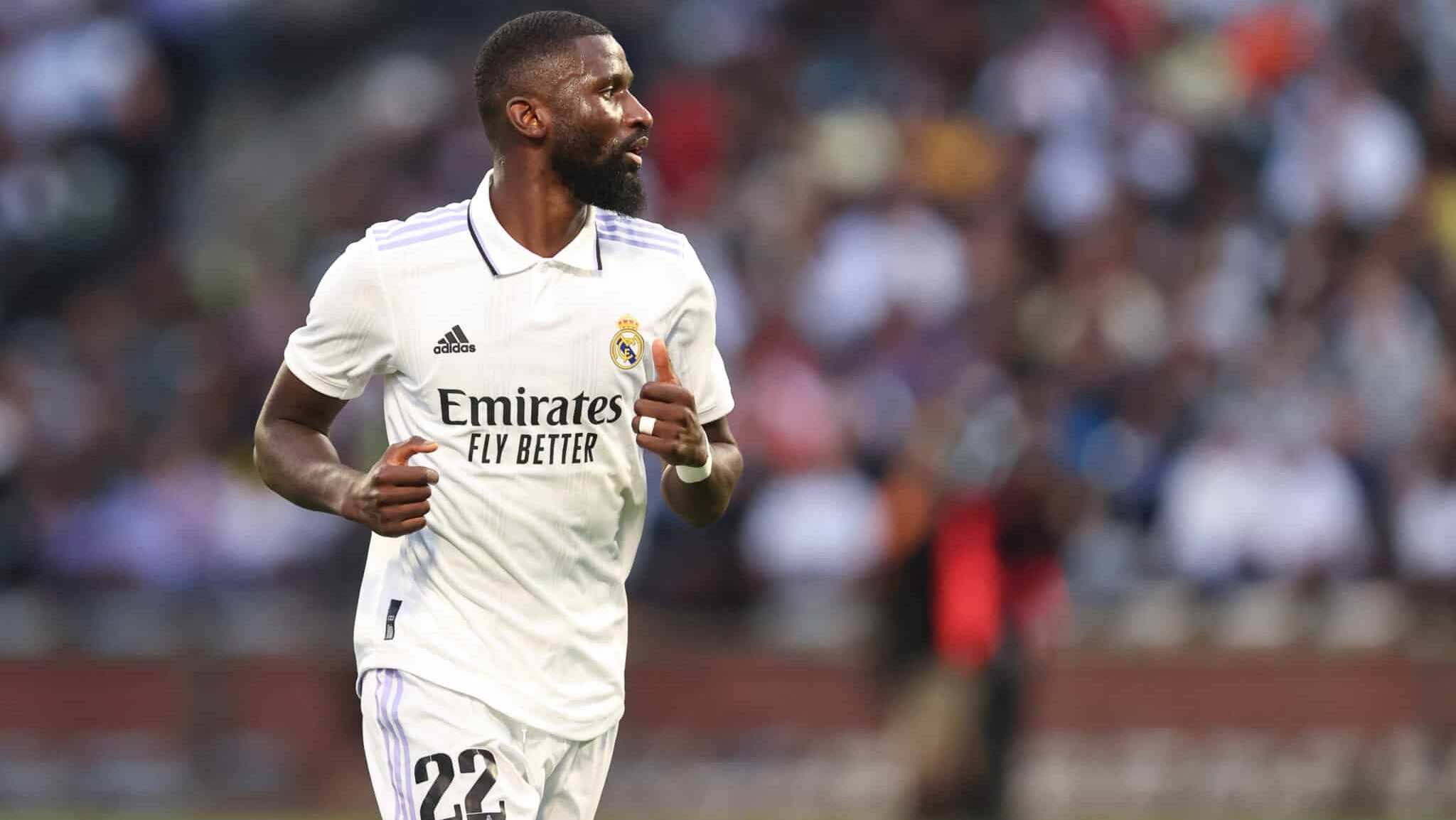 Rüdiger em ação pelo Real Madrid
