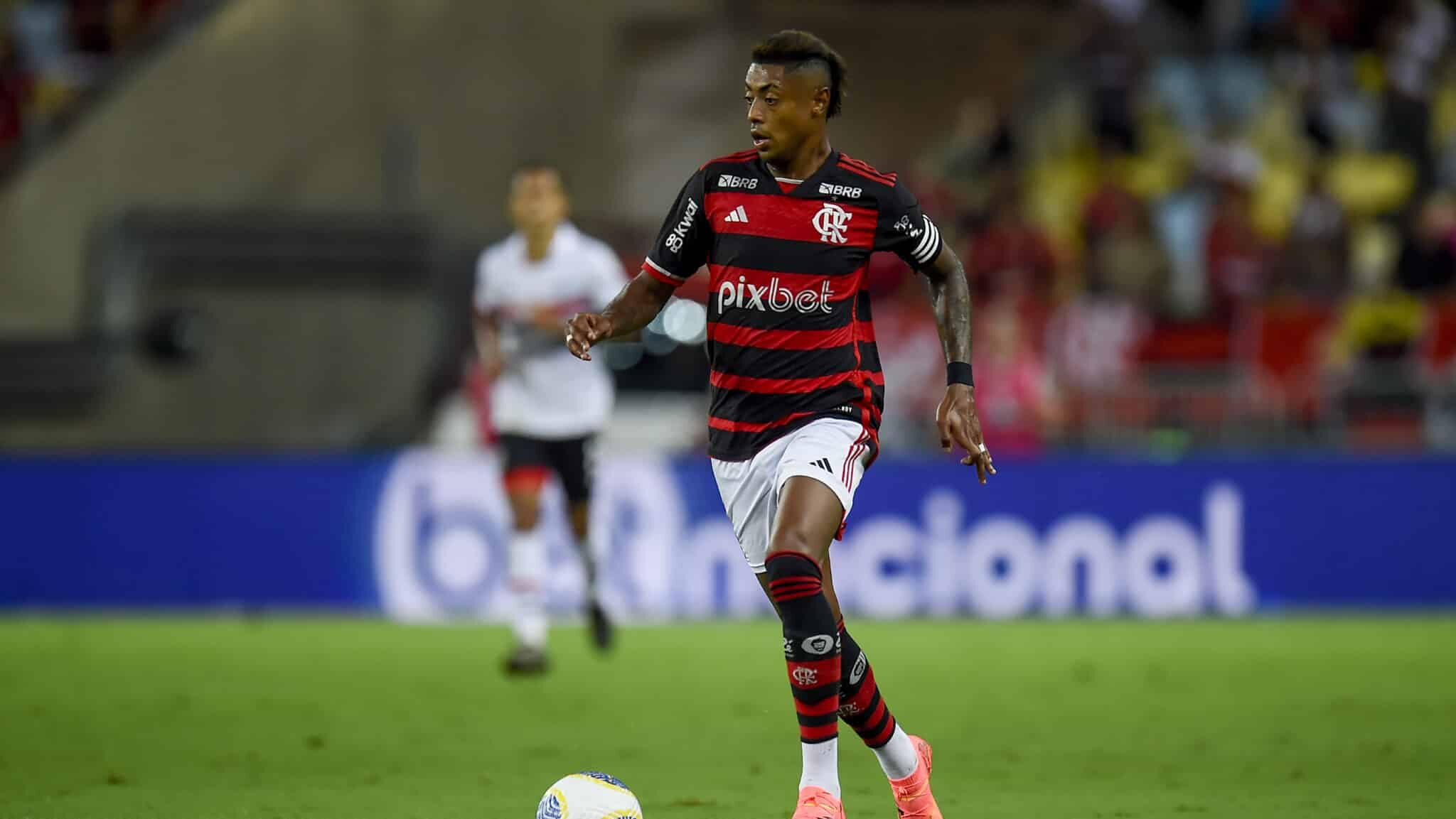 Bruno Henrique em jogo pelo Flamengo