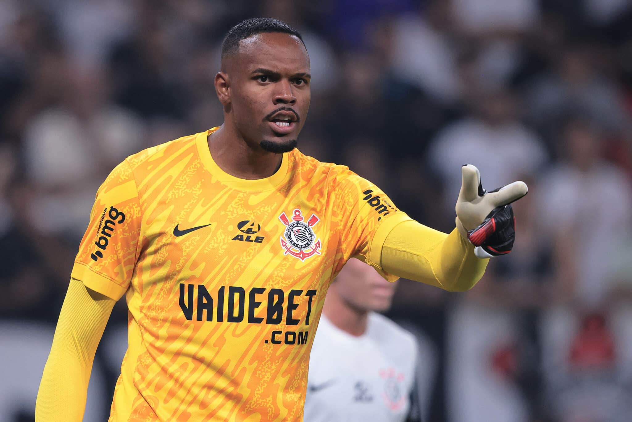 SP - SAO PAULO - 22/05/2024 - COPA DO BRASIL 2024, CORINTHIANS X AMERICA-RN - Carlos Miguel goleiro do Corinthians durante partida contra o America-RN no estadio Arena Corinthians pelo campeonato Copa Do Brasil 2024. Foto: Ettore Chiereguini/AGIF