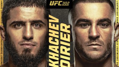 UFC 302 poster