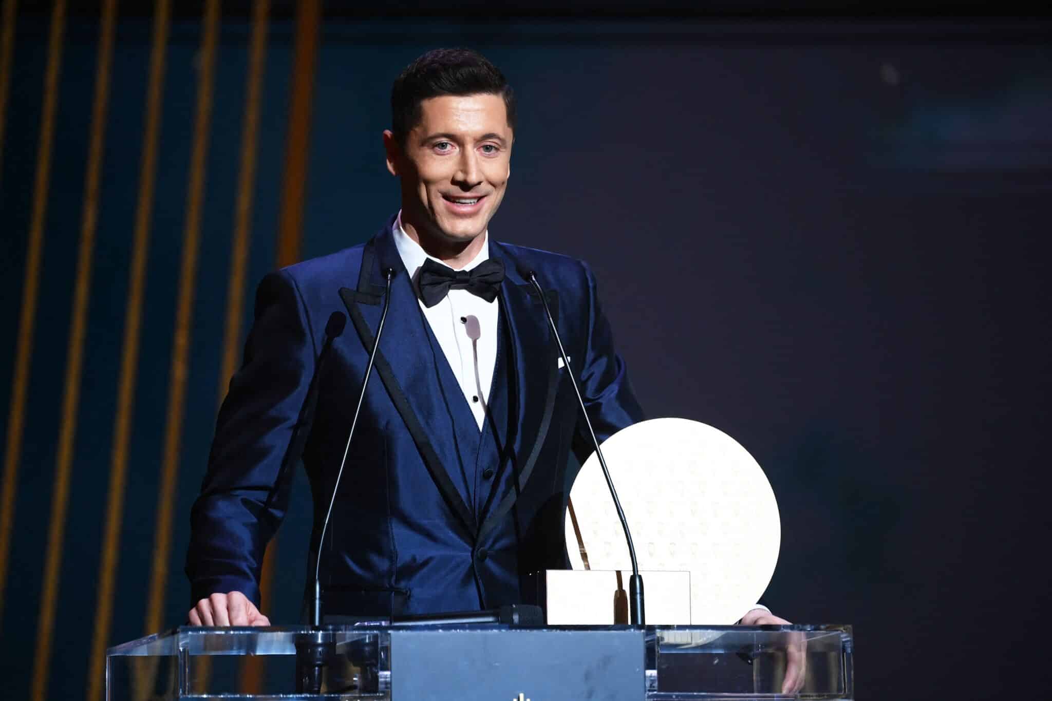 Lewandowski em premiação do The Best