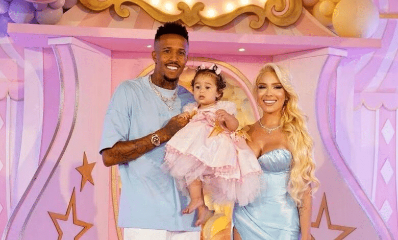 Éder Militão e Karoline Lima