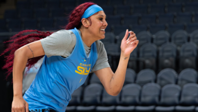 Kamilla Cardoso em treino do Chicago Sky
