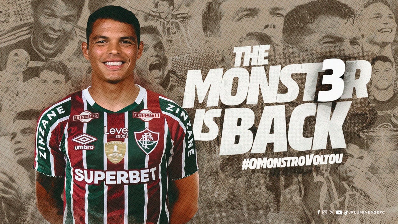Thiago Silva retorna ao Fluminense após 16 anos