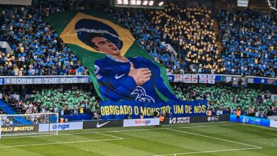 Thiago Silva é homenageado em despedida do Chelsea