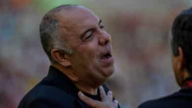 RJ - RIO DE JANEIRO - 02/03/2024 - CARIOCA 2024, FLAMENGO X MADUREIRA - Marcos Braz dirigente do Flamengo antes da partida contra o Madureira no estadio Maracana pelo campeonato Carioca 2024. Foto: Thiago Ribeiro/AGIF