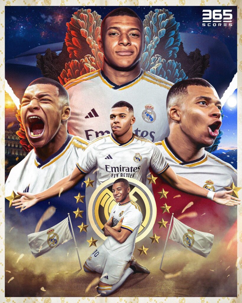 Mbappé é o novo reforço do Real Madrid