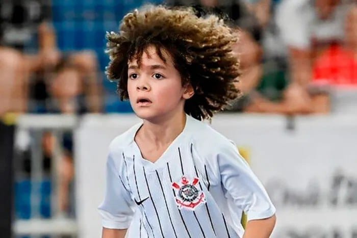 Lucas Flora, novo jogador do Palmeiras, em jogo pelo Corinthians