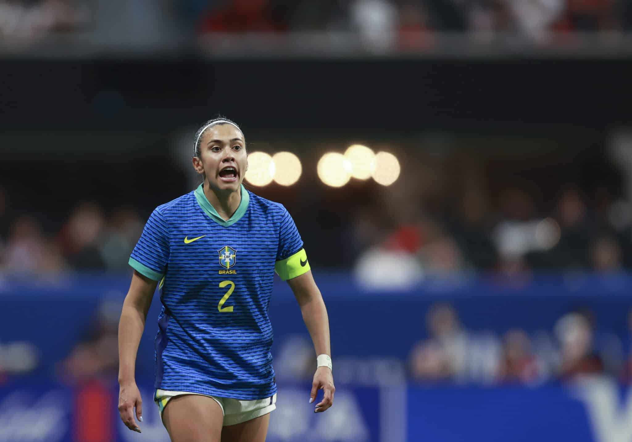 Antonia Silva pela seleção brasileira