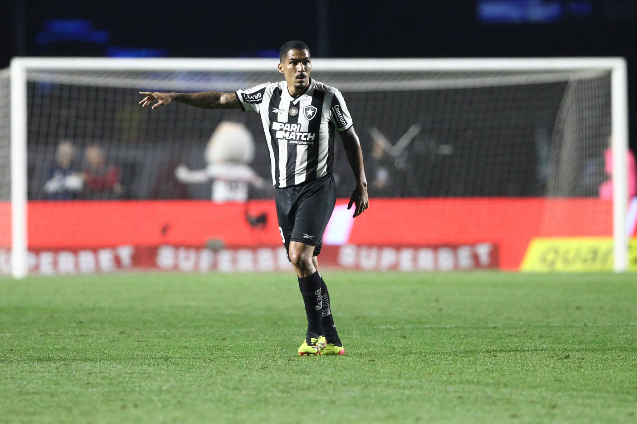 Allan em estreia pelo Botafogo