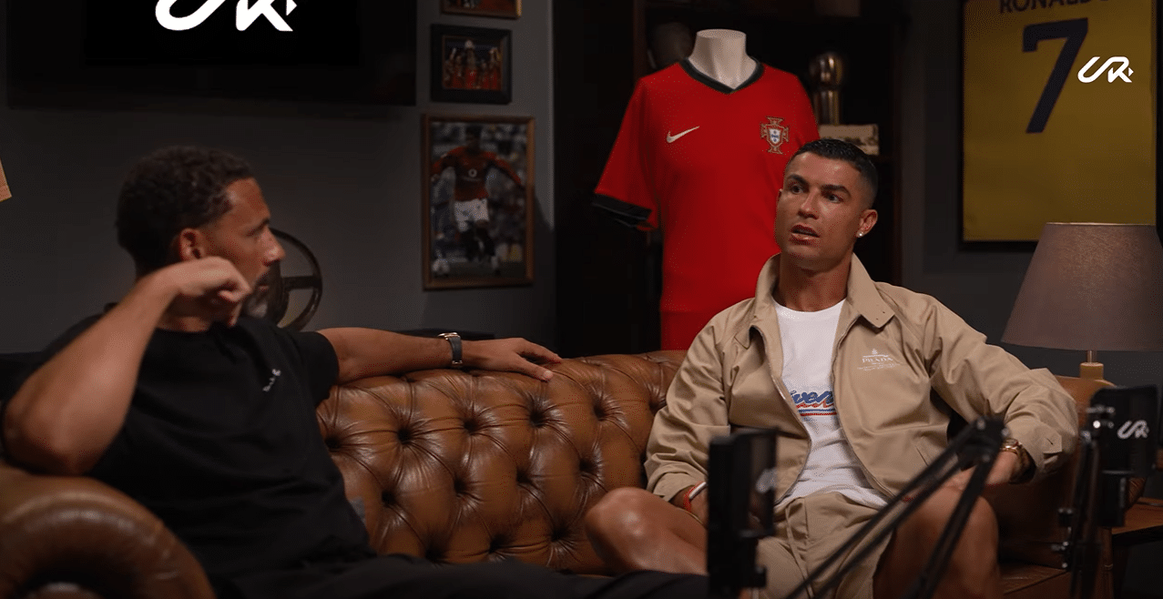 Cristiano Ronaldo em entrevista com Rio Ferdinand