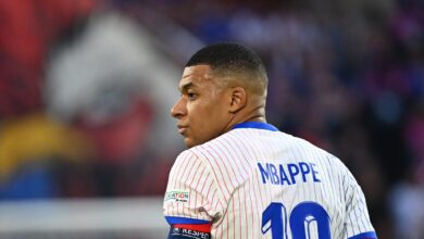 Mbappé em jogo pela frança/selecao francesa