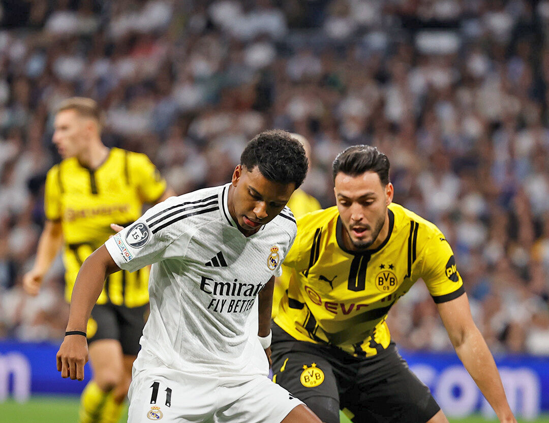 Rodrygo em jogo do Real Madrid