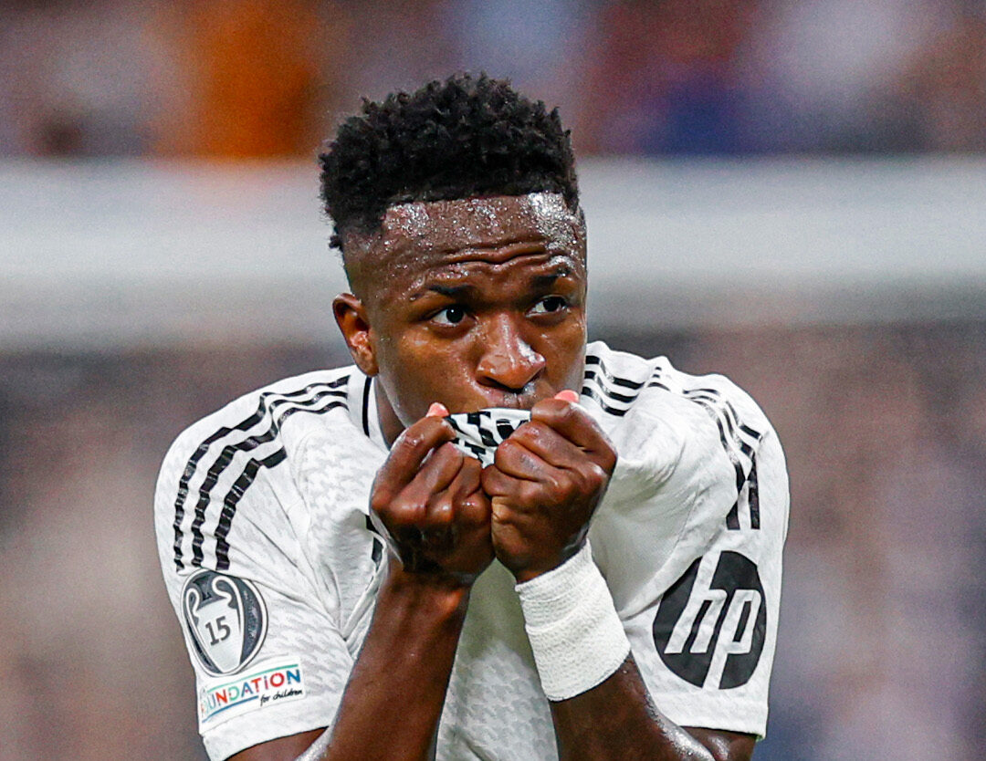 Vini Jr, Vinicius Junior comemorando gol pelo Real Madrid