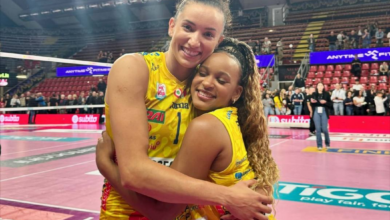 Gabi Guimarães e Rebeca Andrade