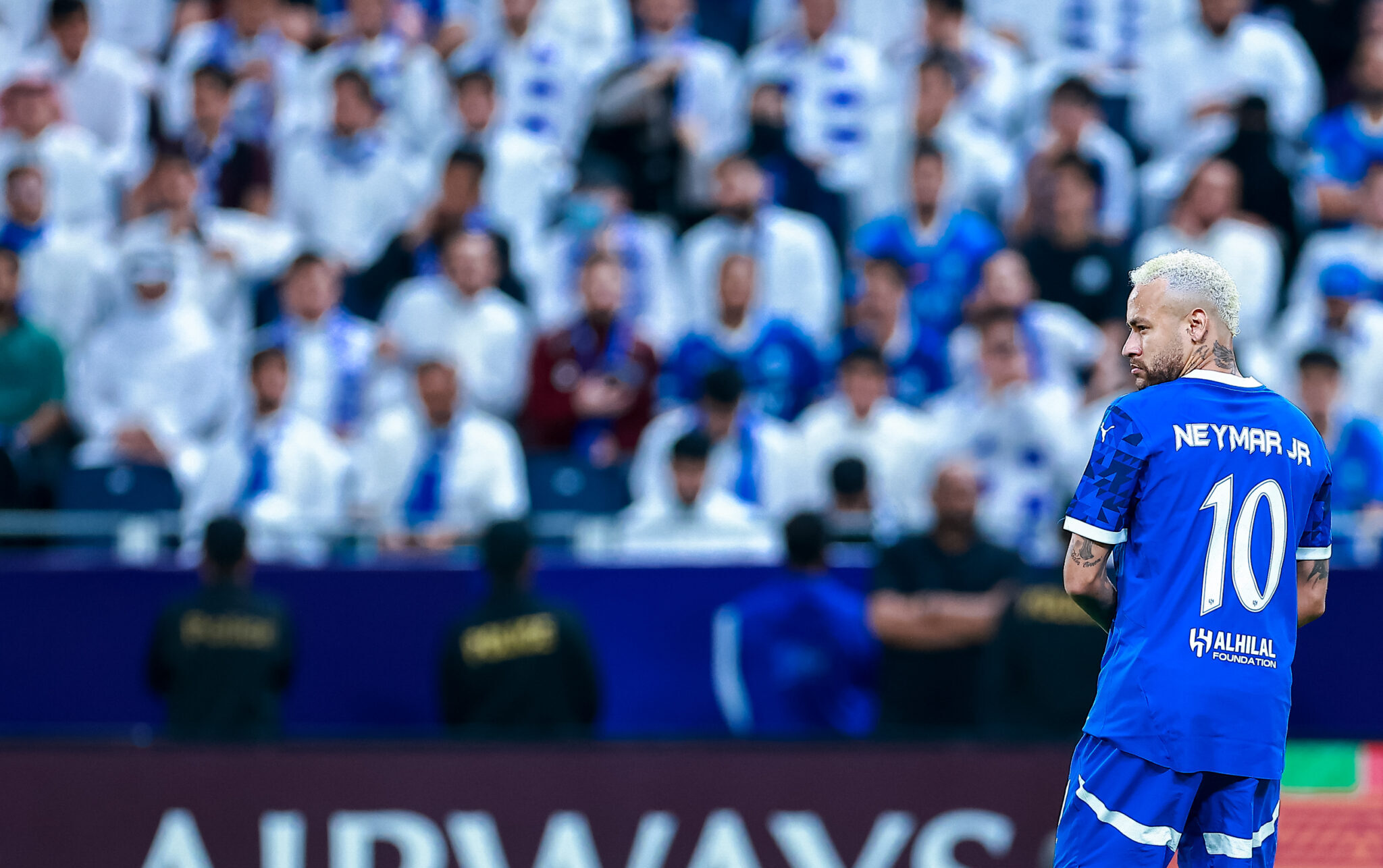 Neymar em ação pelo Al Hilal