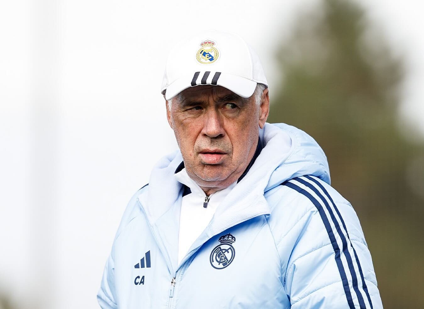 Carlo Ancelotti, treinador do Real Madrid