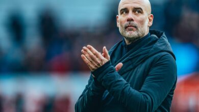 Pep Guardiola é o treinador do Manchester City