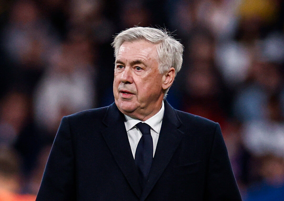 Carlo Ancelotti treinador do Real Madrid