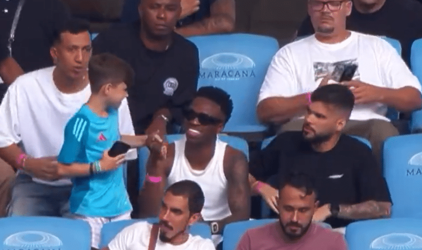 Vini jr no Maracanã