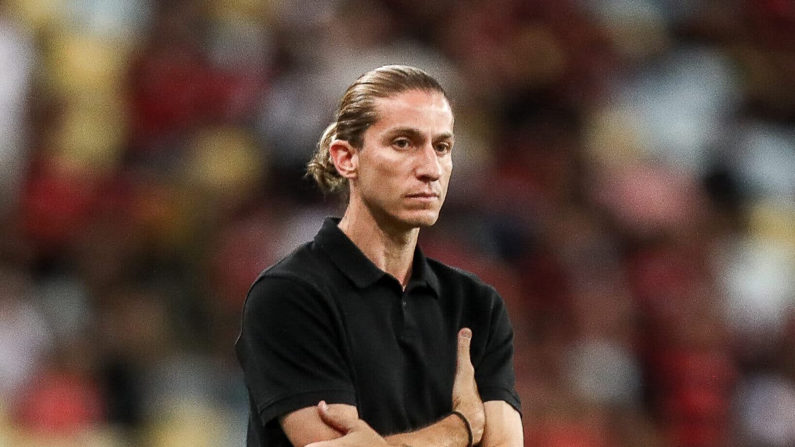 Filipe Luís pelo Flamengo contra o Juventude