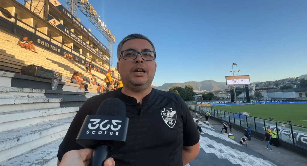 Torcedor do Vasco em São Januário