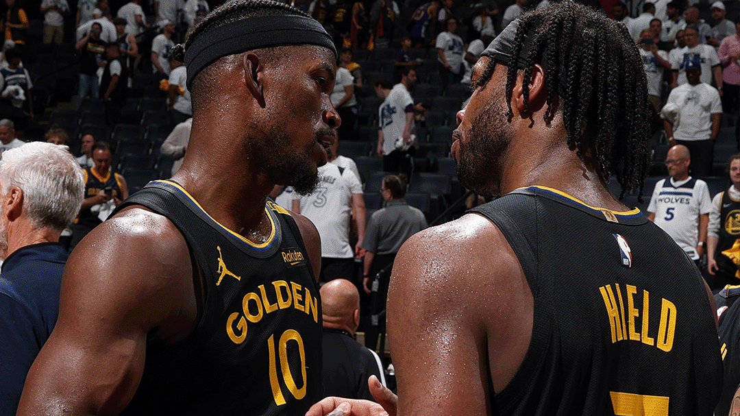 Jimmy Butler e Buddy Hield pelo Golden State Warriors
