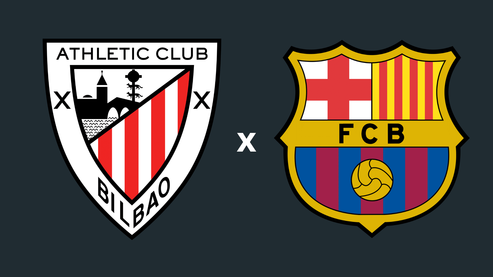 Athletic Bilbao x Barcelona pelo Campeonato Espanhol