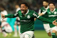 Vitor Roque em ação pelo Palmeiras - Brasileirão