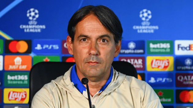 Simone Inzaghi em coletiva que antecede a final da Liga dos Campeões