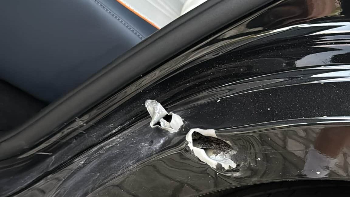 Carro do goleiro Rossi - Reprodução