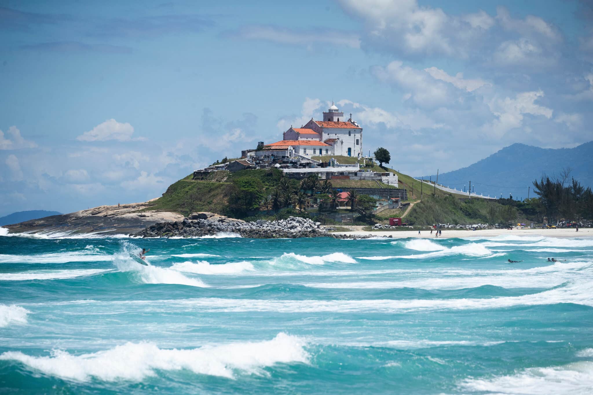 Visual da Praia de Itaúna, em Saquarema