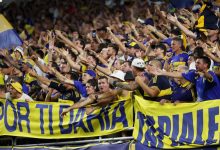 Torcida do Boca Juniors no jogo contra o Bayern de Munique