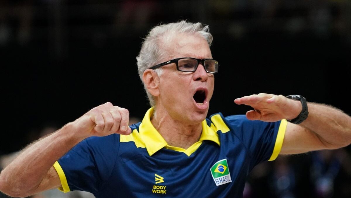 Bernardinho da seleção brasileira de vôlei