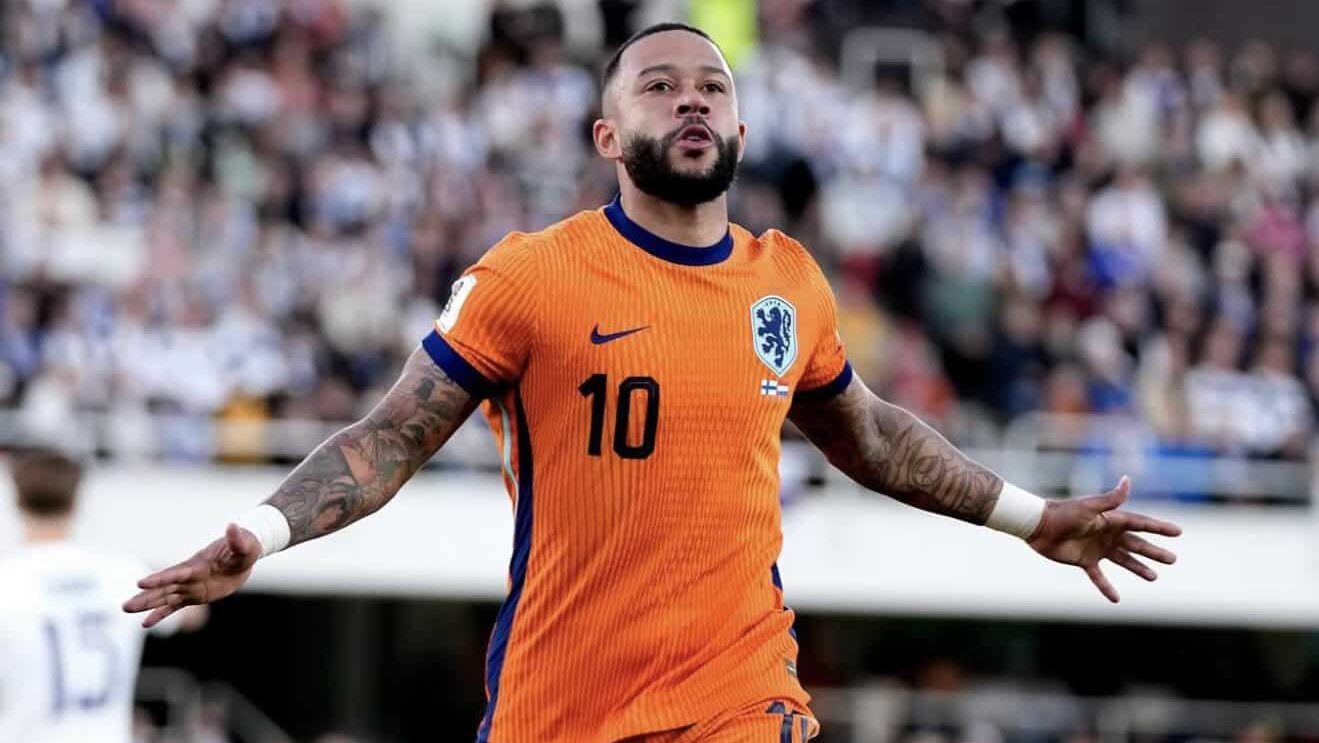 Memphis Depay, maior artilheiro da seleção da Holanda