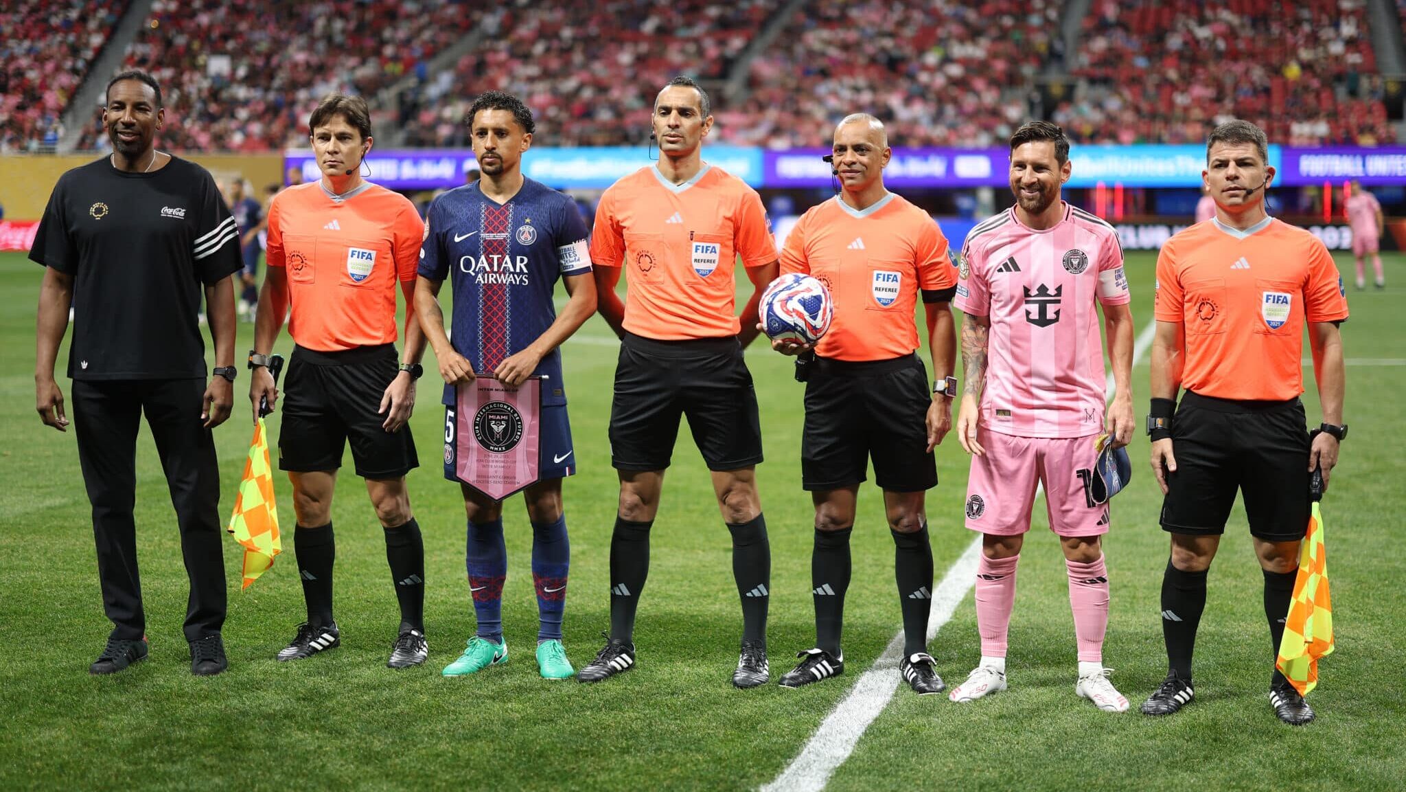 Messi durante PSG e Inter Miami pela Copa do Mundo de Clubes